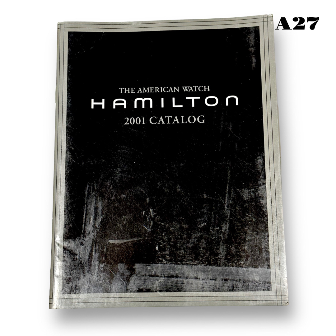 希少品！ HAMILTON ハミルトン ウォッチ カタログ 2001年 本 雑誌