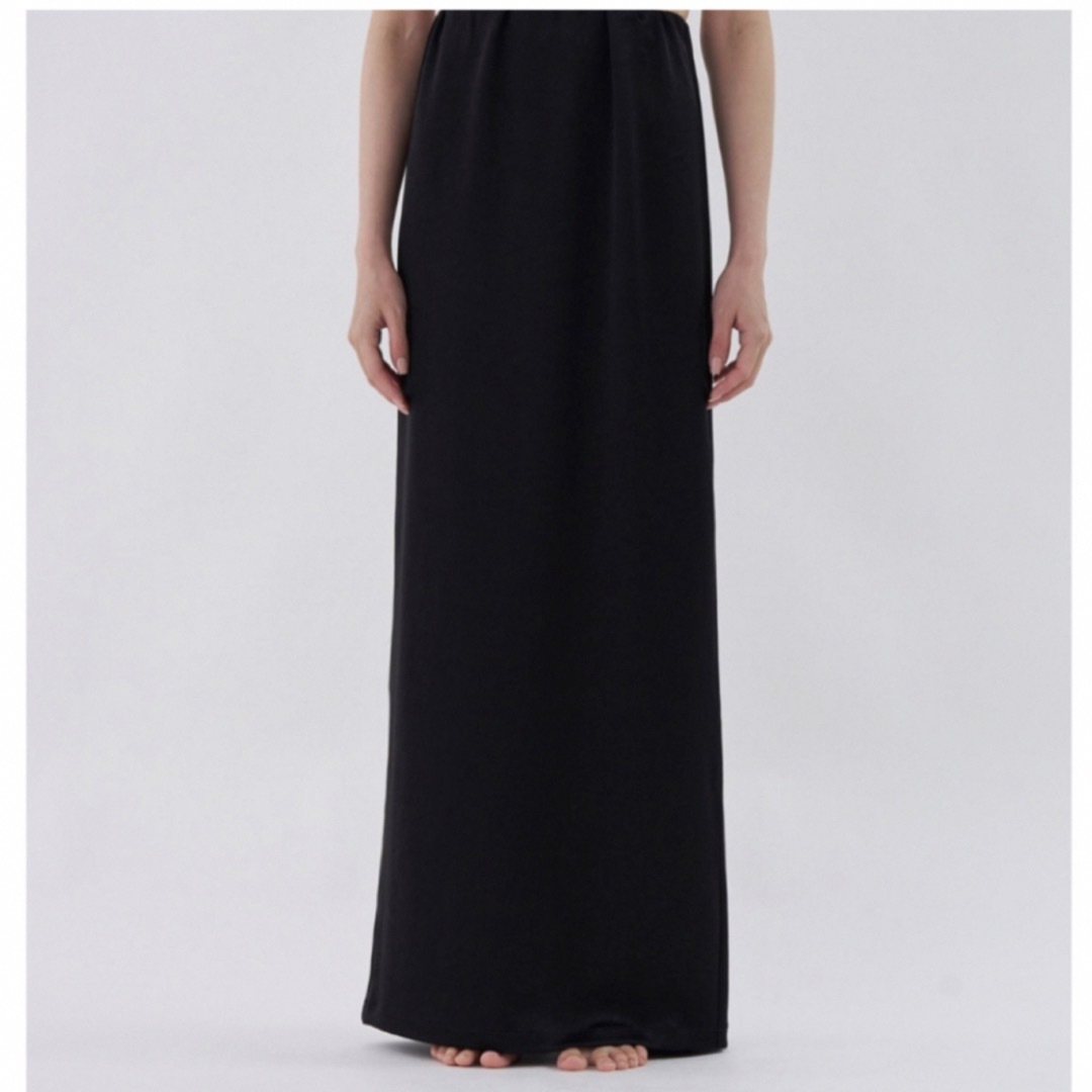 enof ace long straight skirt black M