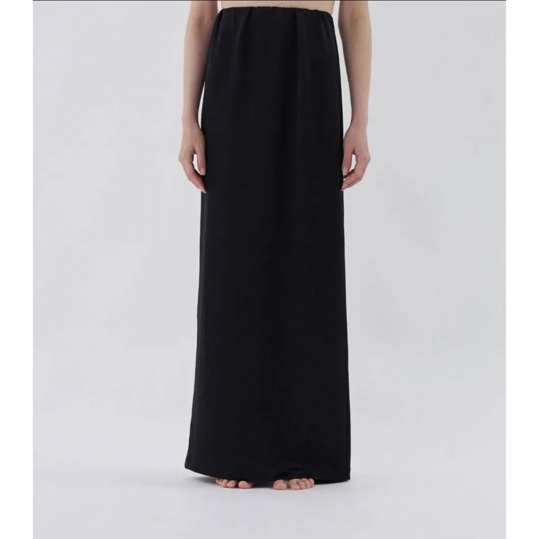 EDIT.FOR LULU(エディットフォールル)のenof ace long straight skirt black M レディースのスカート(ロングスカート)の商品写真