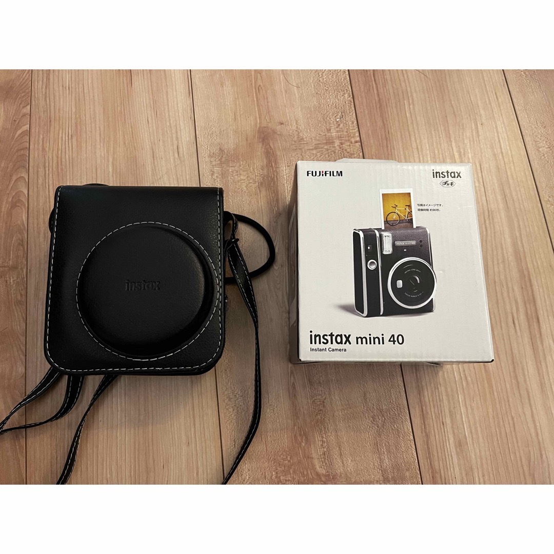 富士フイルム instax mini 40 ケース セット チェキ レトロ