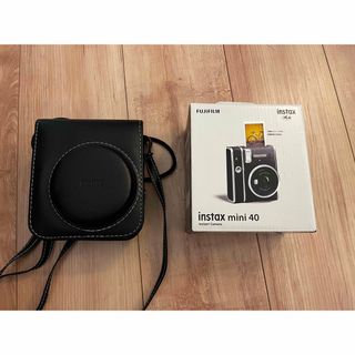 フジフイルム(富士フイルム)のジャンク　チェキ INSTAX MINI 40 純正ケース付き(フィルムカメラ)