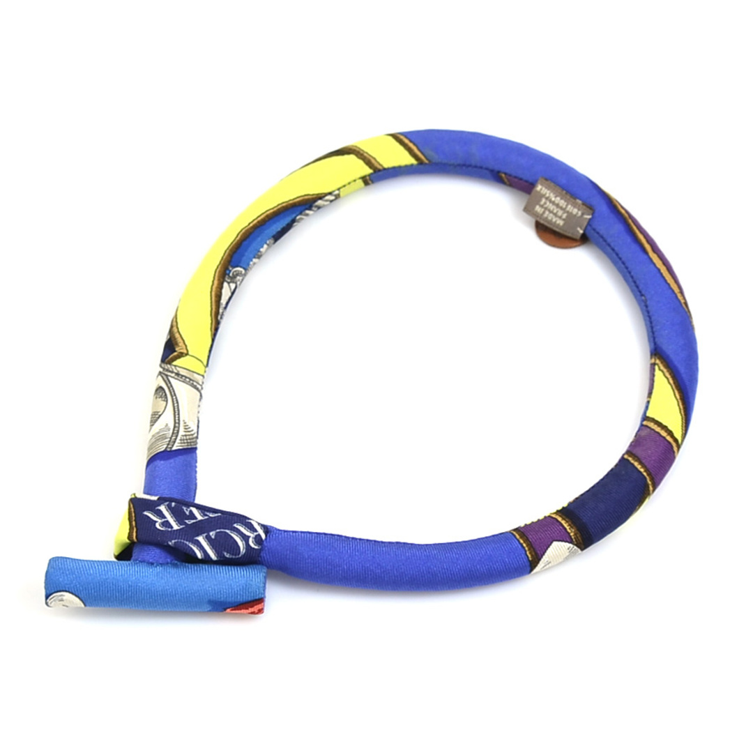 エルメス HERMES チョーカー プティアッシュ プチH シルク/メタル ブルー/マルチカラー ユニセックス 送料無料【中古】 e56346a エルメス HERMES チョーカー プティアッシュ プチH シルク/メタル ブルー/マルチカラー ユニセックス 送料無料 e56346a