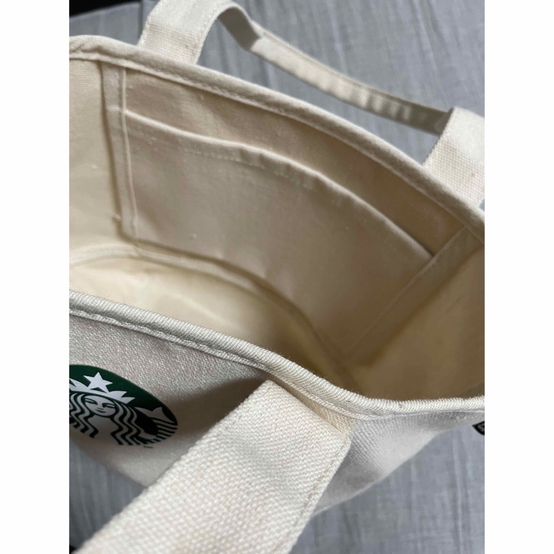 Starbucks(スターバックス)のスターバックス 帆布 ロゴ バッグ エンタメ/ホビーのコレクション(ノベルティグッズ)の商品写真