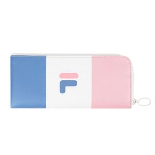 フィラ(FILA)のフィラ　FILA wonnie friends コラボ ペンケース ピンク 水色(ペンケース/筆箱)