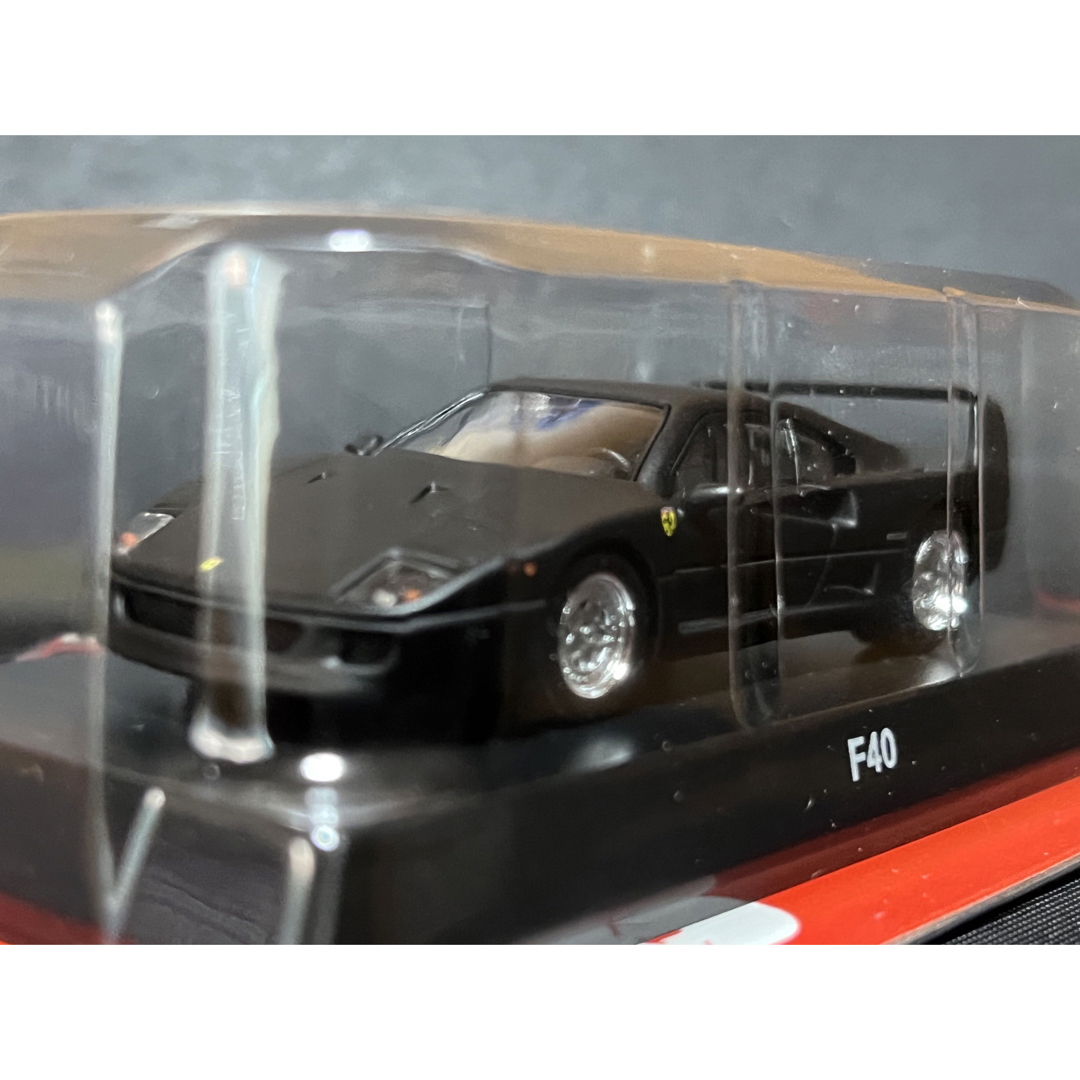 京商 - 京商 1/64 フェラーリミニカー7 F40 マットブラック 