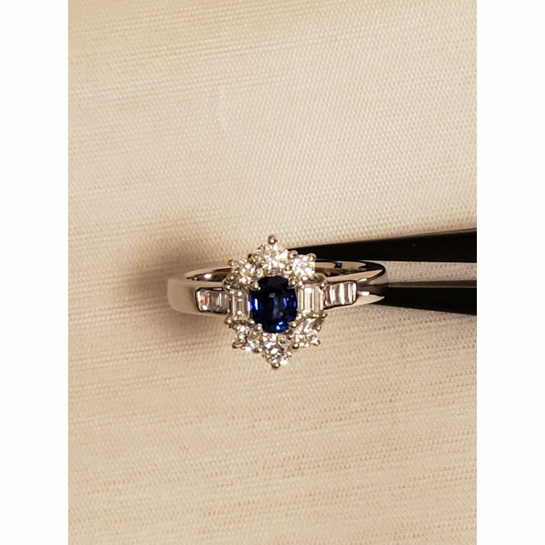 天然ブルーサファイア　サファイアダイヤモンド リング 指輪 ring