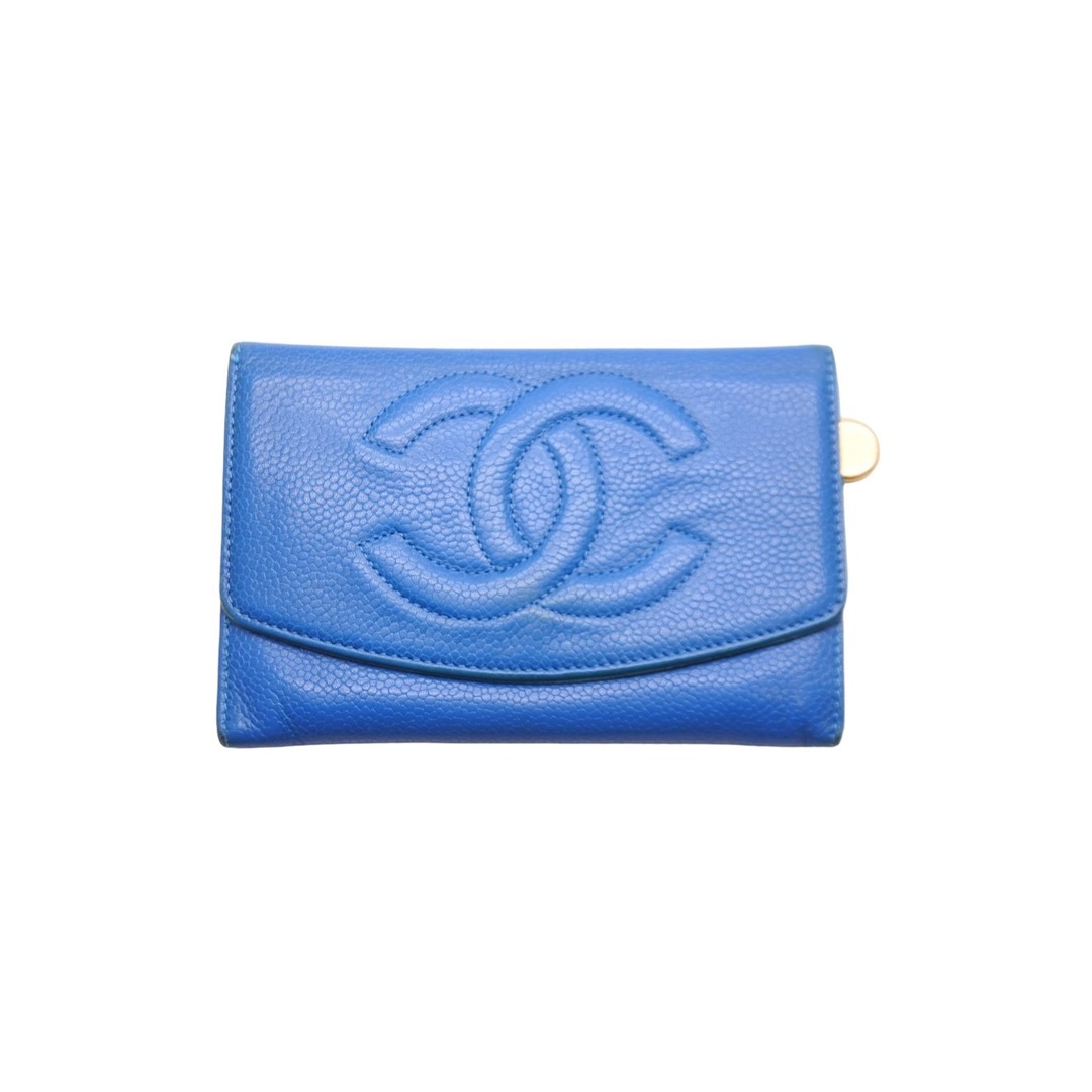 CHANEL   CHANEL シャネル 二つ折り財布 4番台 ギャランティカード