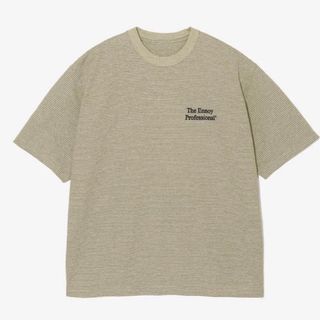 ennoy エンノイ　23SS BORDER S/S TEE BEIGE M(Tシャツ/カットソー(半袖/袖なし))