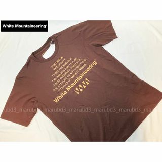 ホワイトマウンテニアリング(WHITE MOUNTAINEERING)のホワイトマウンテニアリング ビッグ W ロゴ プリンテッド Tシャツ (4)(Tシャツ/カットソー(半袖/袖なし))