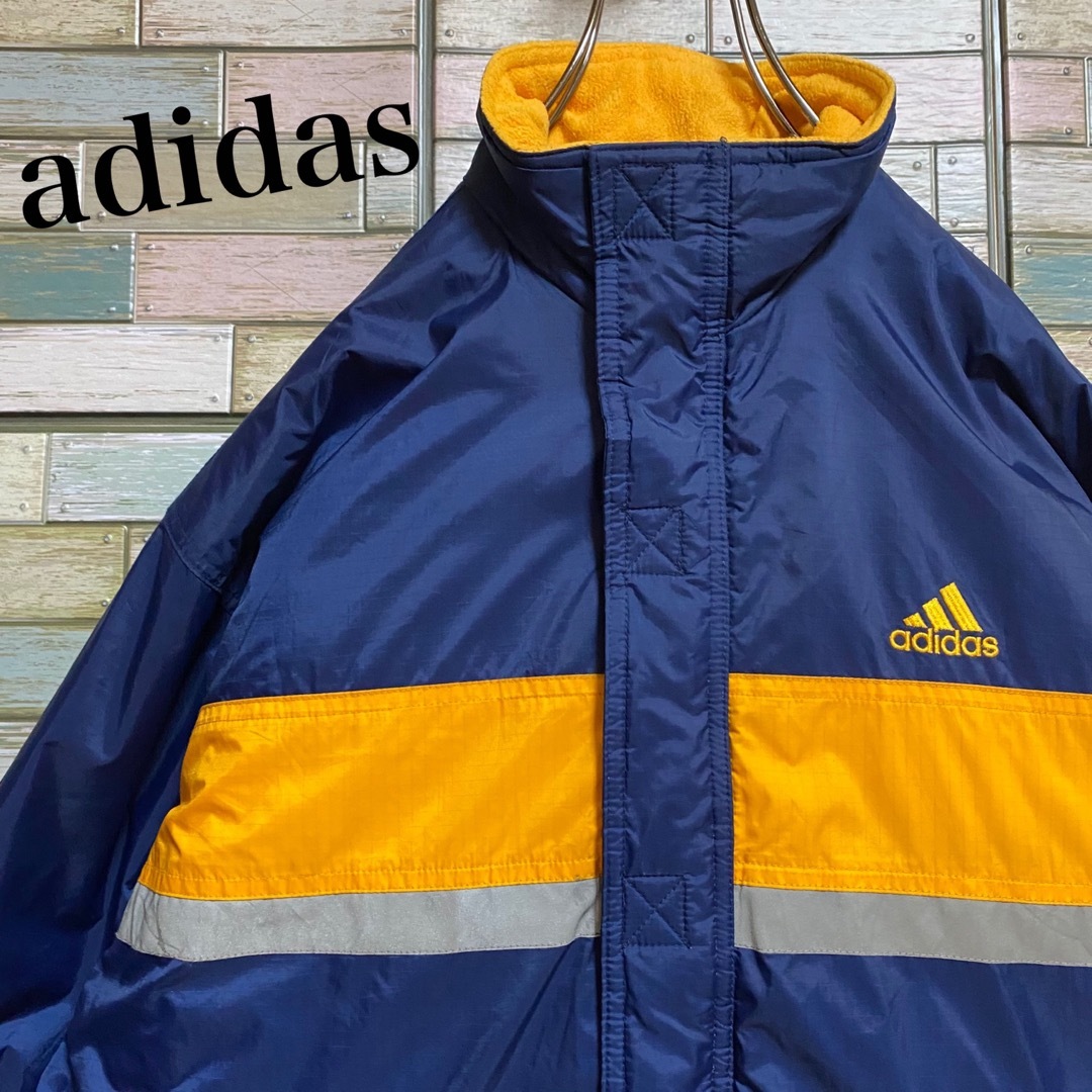 ブランドアディダス【90's】adidas アディダス　中綿ナイロンジャケット　ブルゾン