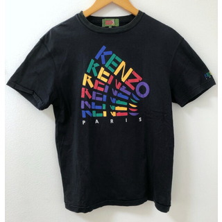 ケンゾー(KENZO)のKENZO PARIS（ケンゾー）ロゴ刺繍　プリントTシャツ【中古】【007】(Tシャツ/カットソー(半袖/袖なし))