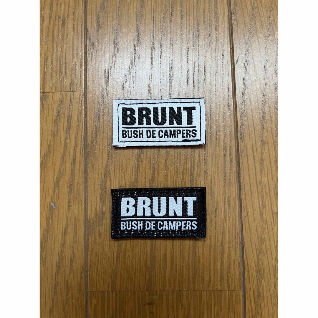 BRUNT ベルクロワッペン ブラック ホワイトのセット スポーツ/アウトドアのアウトドア(その他)の商品写真