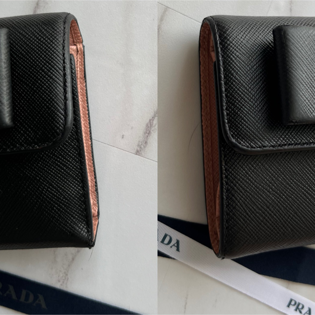 PRADA(プラダ)の713 美品 PRADA プラダ 3つ折り財布 レディースのファッション小物(財布)の商品写真