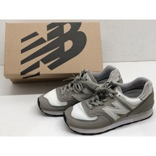 New Balance スニーカー 27.5cm 黒x白xグレー系 【古着】-