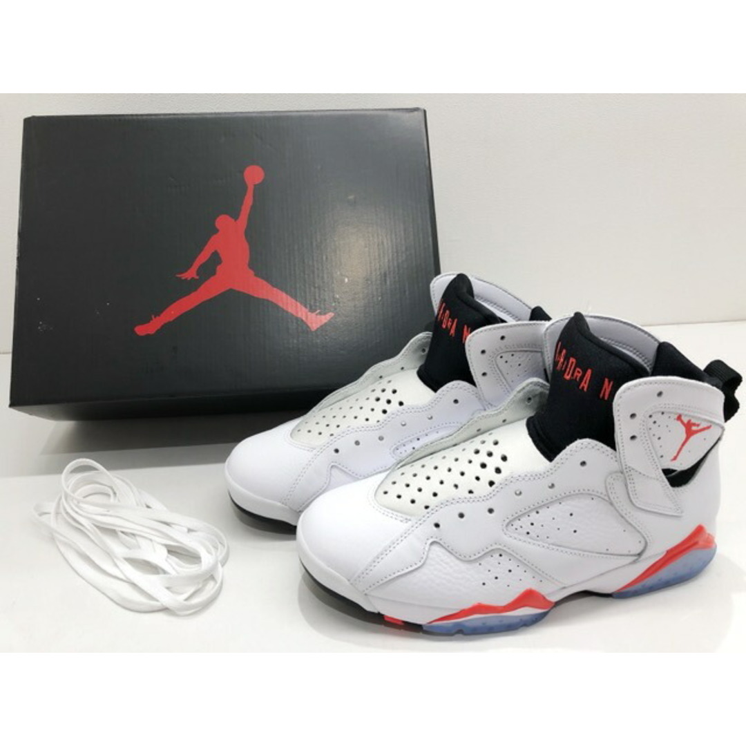 NIKE(ナイキ) AIR JORDAN 7 RETRO エア ジョーダン 7 レトロ ホワイト インフラレッド / CU9307-160  26.5cm 【中古】【007】 | フリマアプリ ラクマ