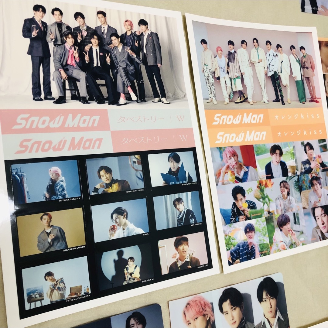 SnowMan CD購入特典まとめ売り エンタメ/ホビーのタレントグッズ(アイドルグッズ)の商品写真