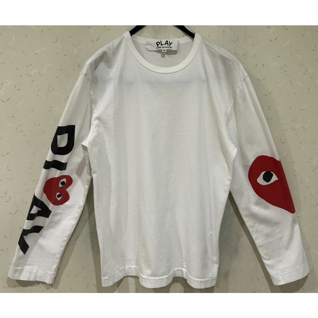 ＊PLAY COMME des GARCONS ハート ロゴ 長袖Tシャツ Ｍ