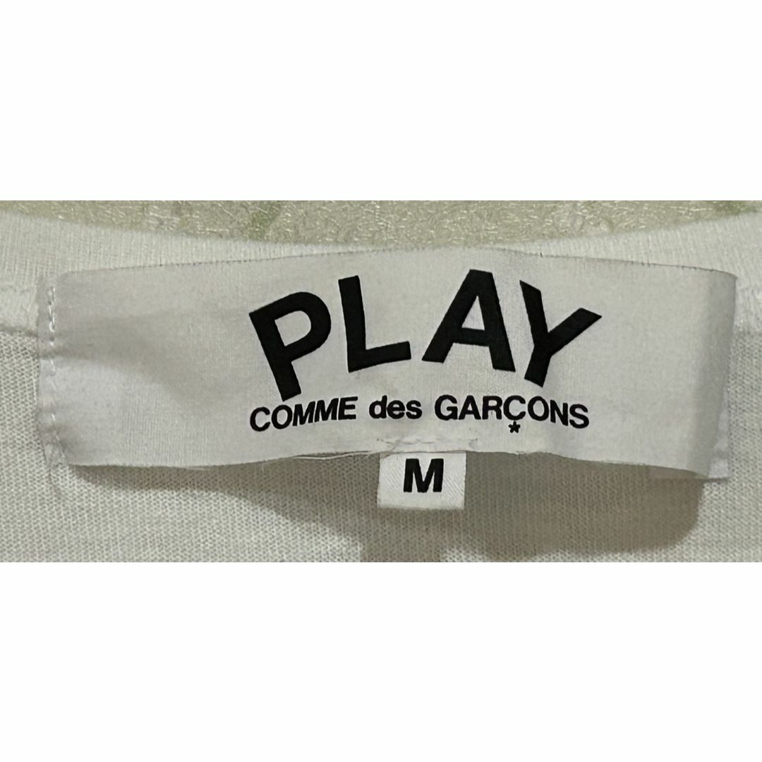 COMME des GARCONS(コムデギャルソン)の＊PLAY COMME des GARCONS ハート ロゴ 長袖Tシャツ Ｍ メンズのトップス(Tシャツ/カットソー(七分/長袖))の商品写真