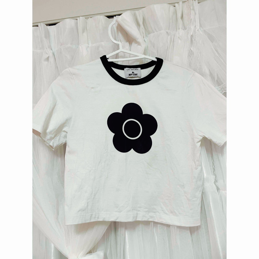 【LILY BROWN×MARY QUANT】バリエーションクロップドTシャツ