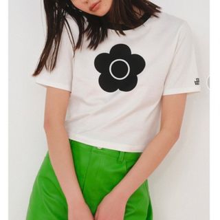 リリーブラウン(Lily Brown)の【LILY BROWN×MARY QUANT】バリエーションクロップドTシャツ(Tシャツ(半袖/袖なし))