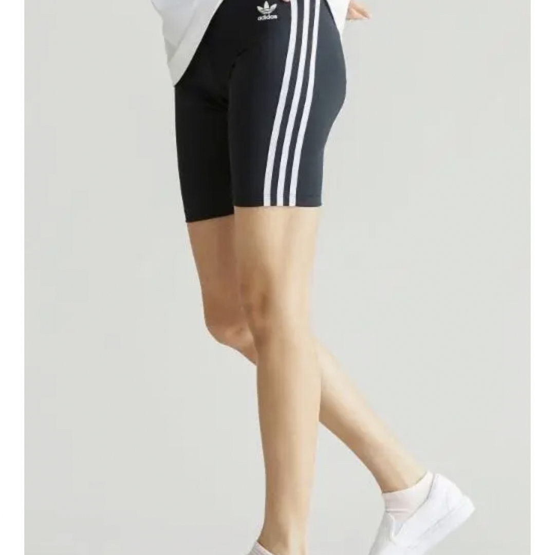 adidas(アディダス)のadidas ハイウエスト　ショートタイツ　レギンス美品 レディースのレッグウェア(レギンス/スパッツ)の商品写真