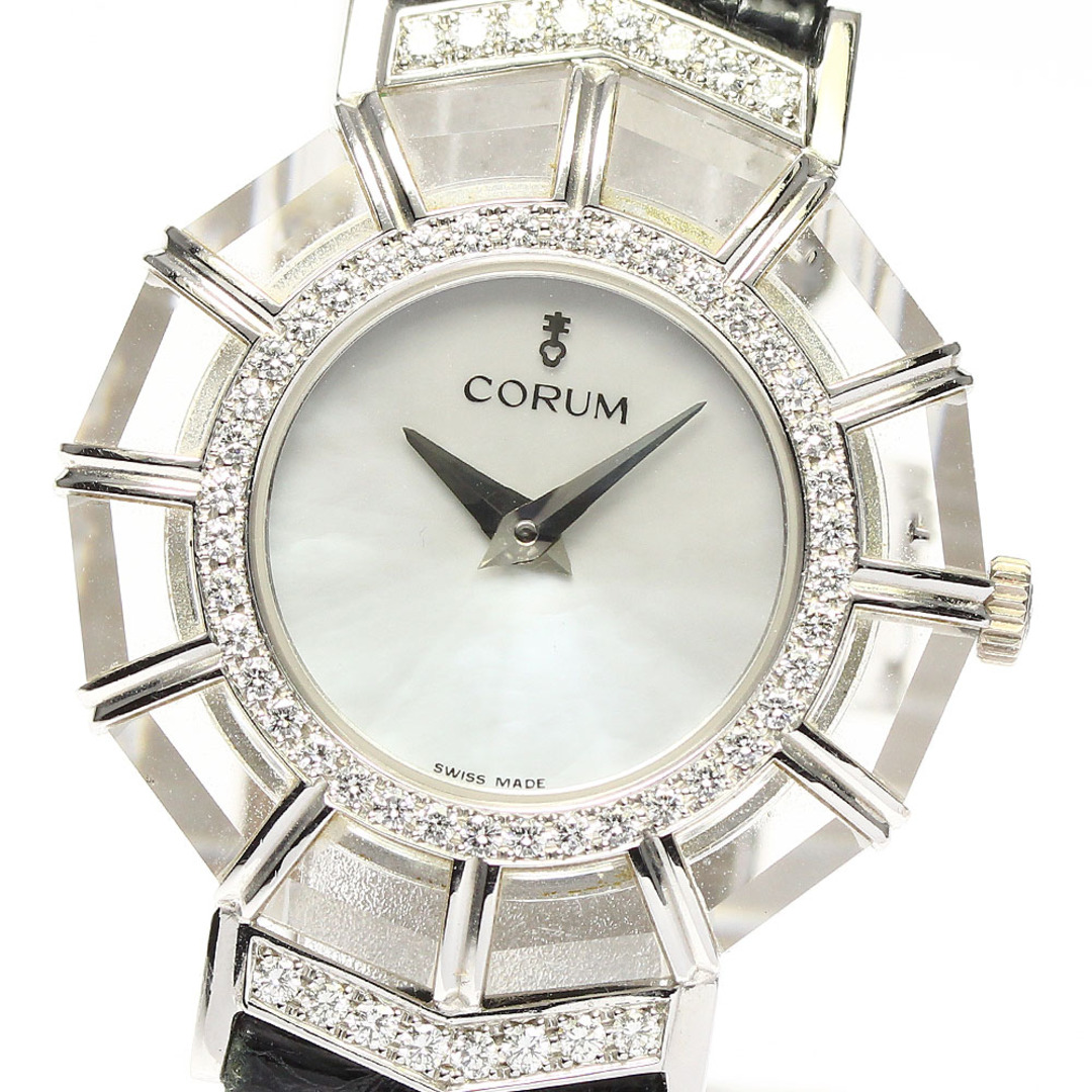 訳あり コルム CORUM 135.786.69 ライムライト K18WG 手巻き
