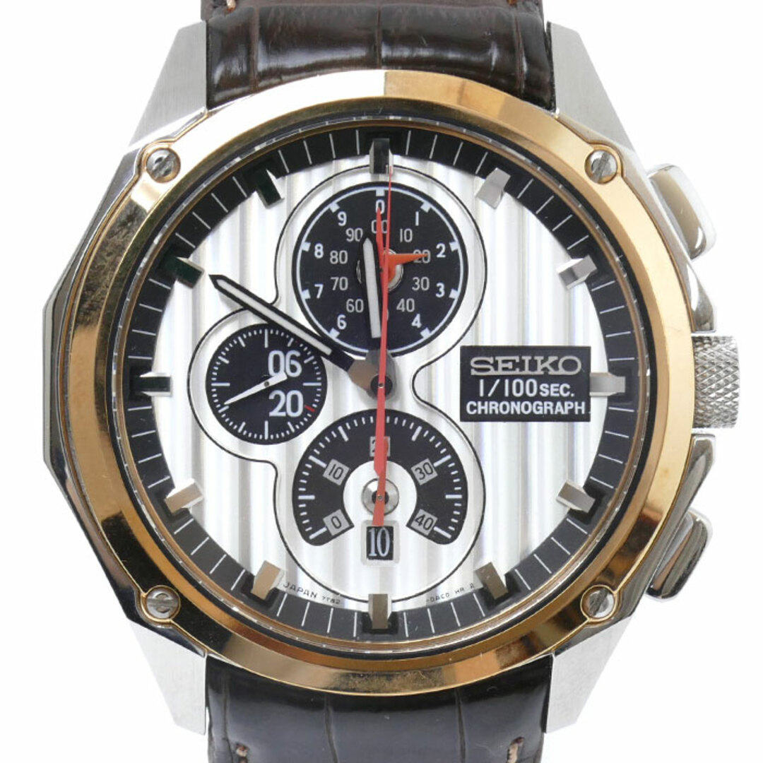SEIKO(セイコー)のSEIKO セイコー ignition 1/100秒クロノグラフ 腕時計 電池式 SBHP001/7T82-0AB0 １００本限定 メンズ【中古】 メンズの時計(腕時計(アナログ))の商品写真