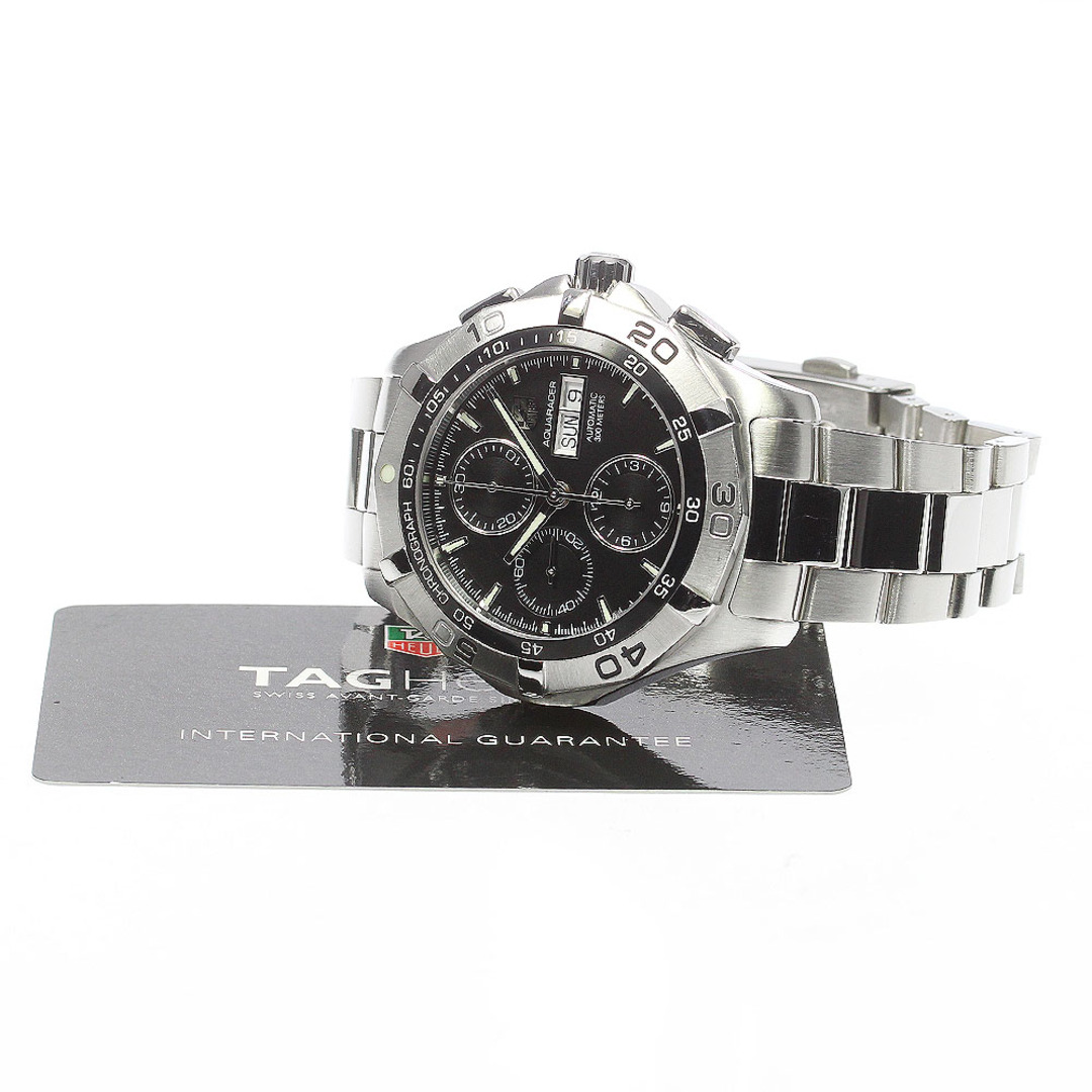 タグホイヤー TAG HEUER CAF2010.BA0815 アクアレーサー クロノグラフ デイデイト 自動巻き メンズ 保証書付き_764068