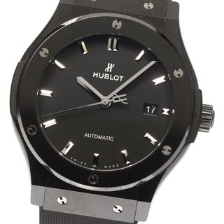 ウブロ(HUBLOT)のウブロ HUBLOT 542.CM.1171.RX クラシック フュージョン ブラックマジック デイト 自動巻き メンズ 美品 _765983(腕時計(アナログ))