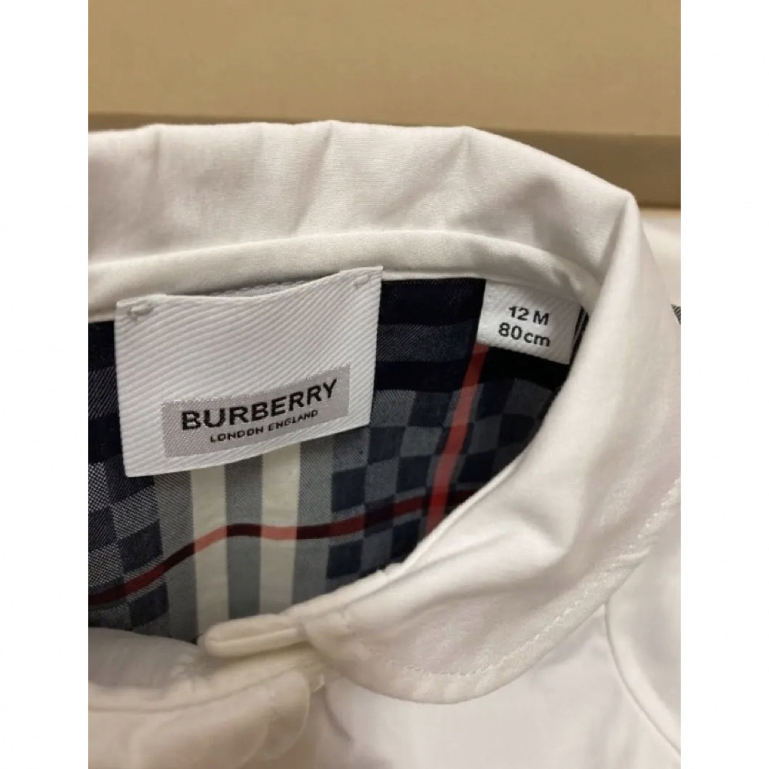 美品 バーバリー BURBERRYキッズ ポロシャツワンピース12M 80㎝-