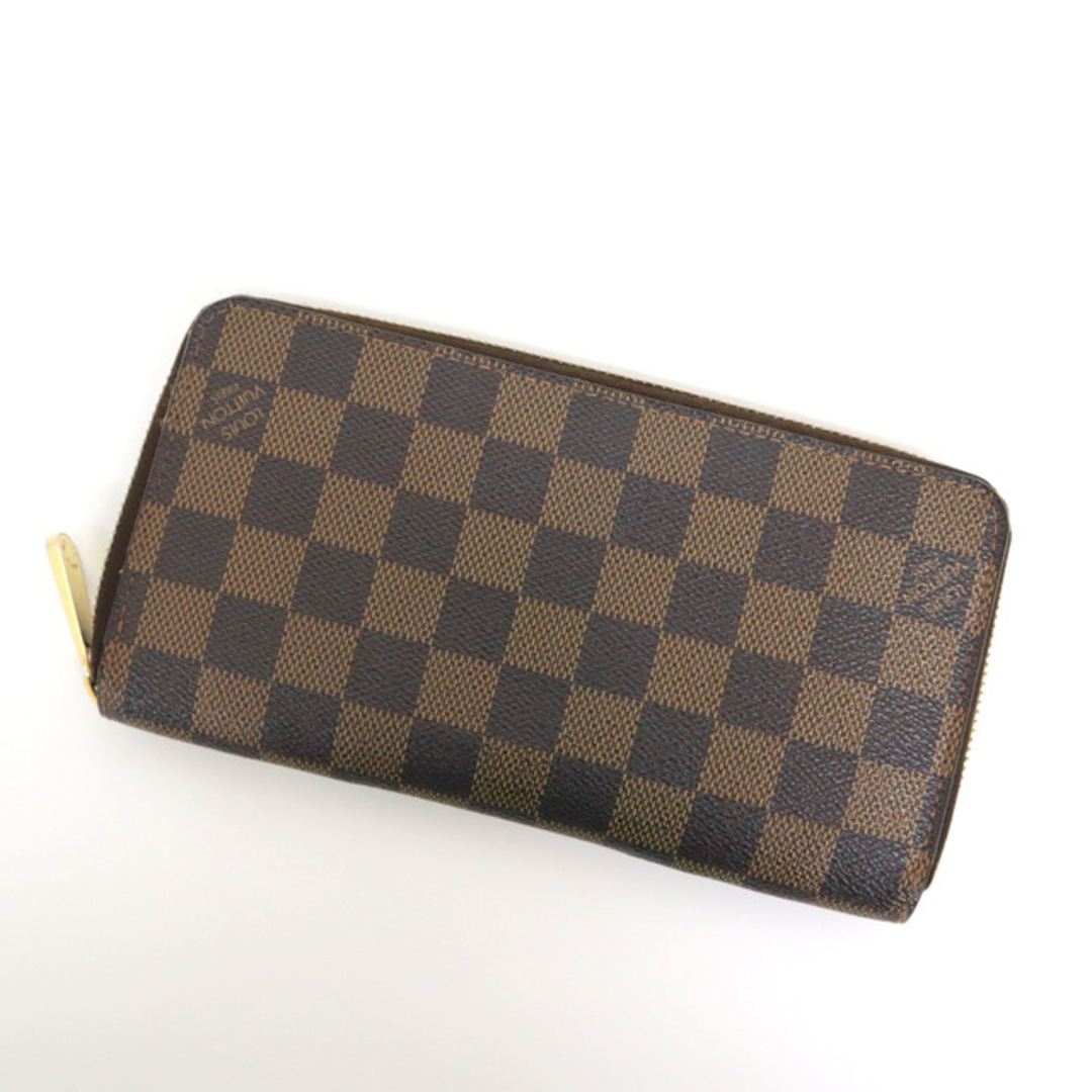 【LOUIS VUITTON】ルイヴィトン ジッピーウォレット ラウンドファスナー長財布 ダミエ ブラウン N60015 CA4058/kt06771ng