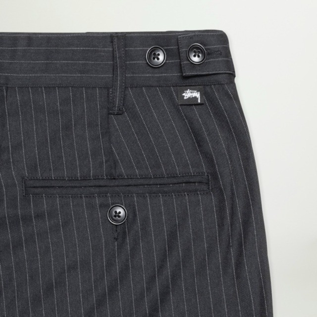 STUSSY - STUSSY STRIPED VOLUME PLEATED TROUSER 30の通販 by STUSSY - STUSSY STRIPED VOLUME PLEATED TROUSER 30の通販 by