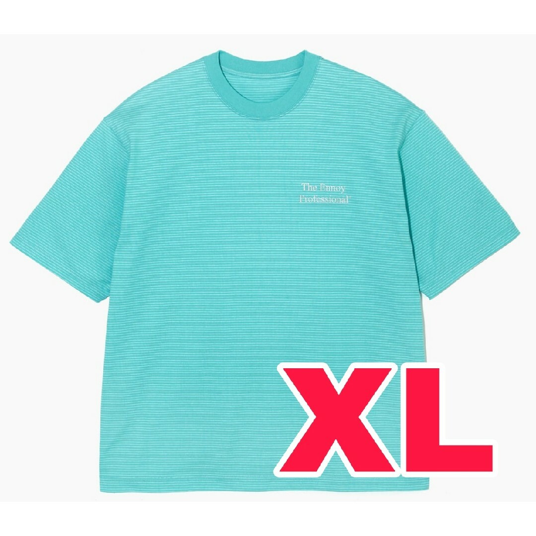 XL 【新品】エンノイ T-Shirt MINT BLUE × WHITE XL 【新品】エンノイ T-Shirt MINT BLUE × WHITE