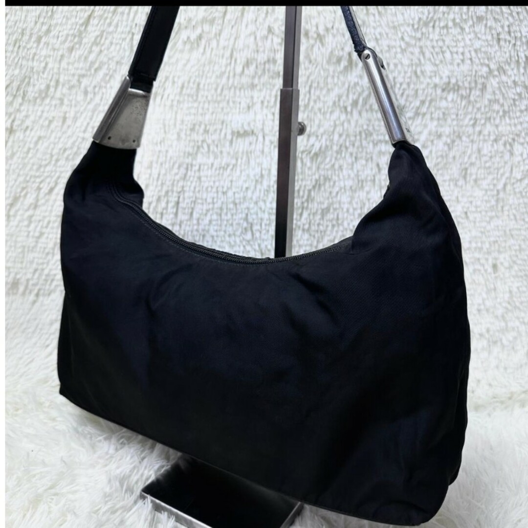PRADA PRADA ワンショルダーバッグ ロゴ刻印 肩掛けカバン ナイロン