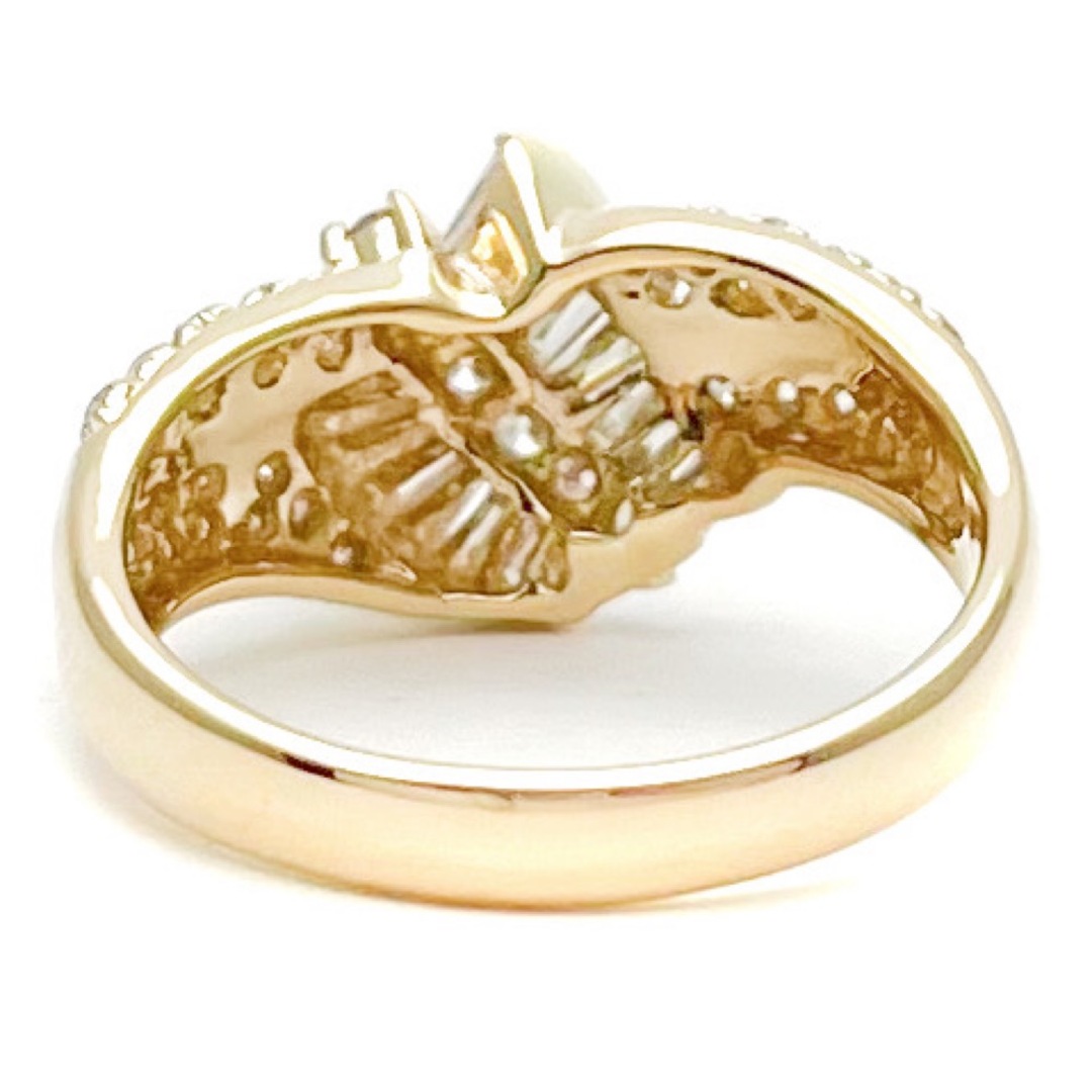 値下げ中】 指輪 18金YG ゴールド ジュエリー アクセサリー デザイン