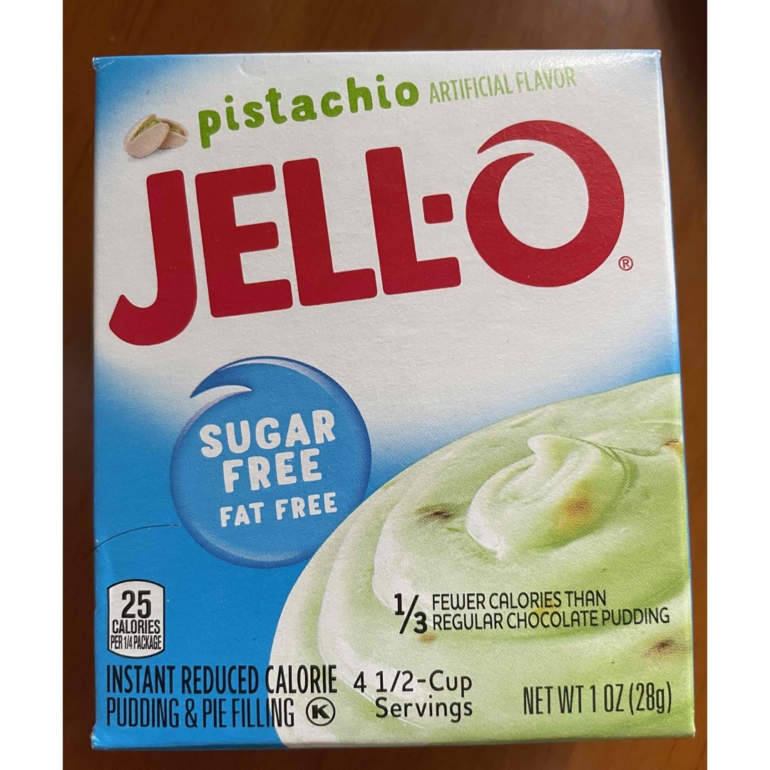 Jell-Oジェロ シュガーフリー ピスタチオ味 食品/飲料/酒の食品(菓子/デザート)の商品写真