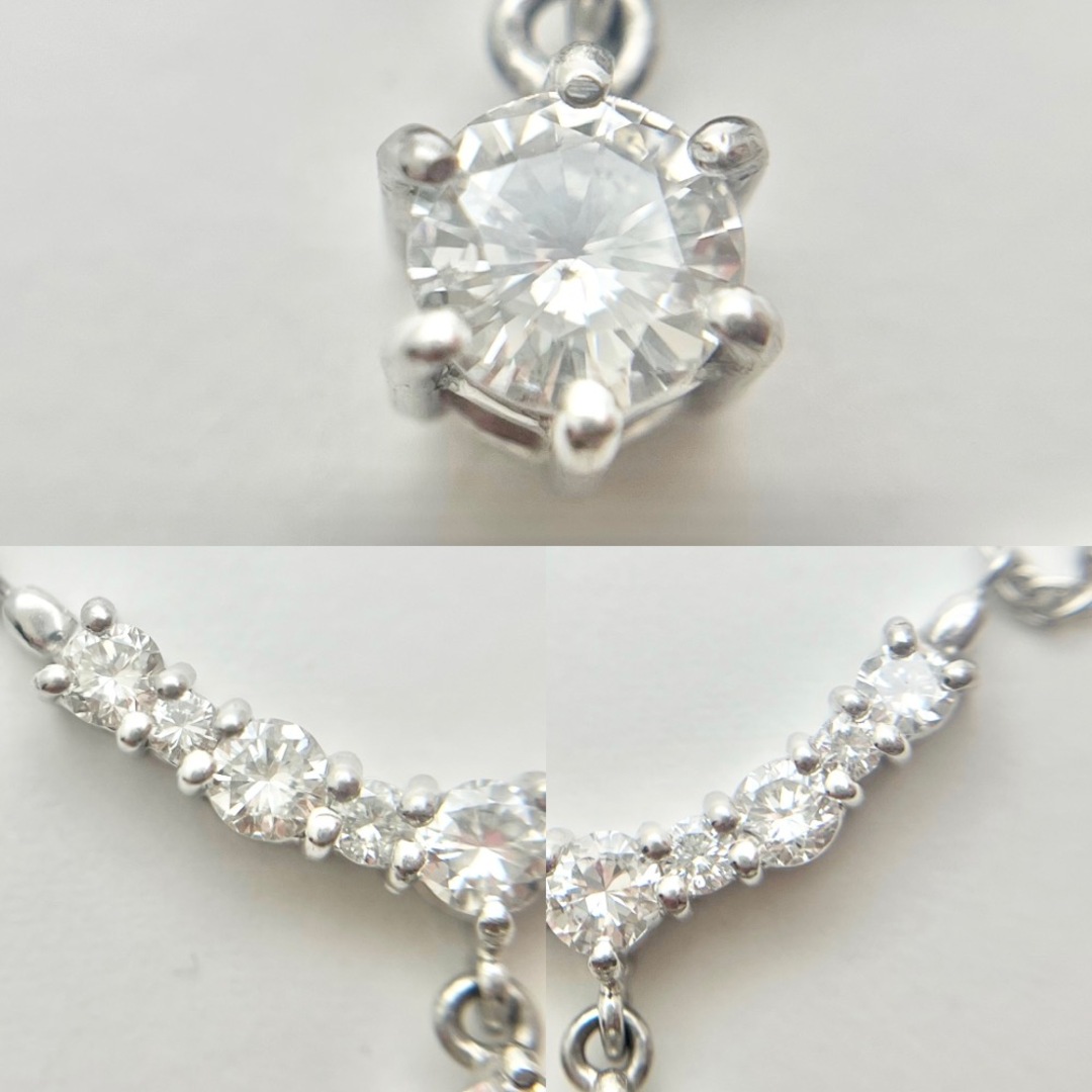 【限定価格】 ネックレス スイング ジュエリー アクセサリー Pt850プラチナ    ダイヤモンド1.03ct レディース 約6.8g 定番【品】 4