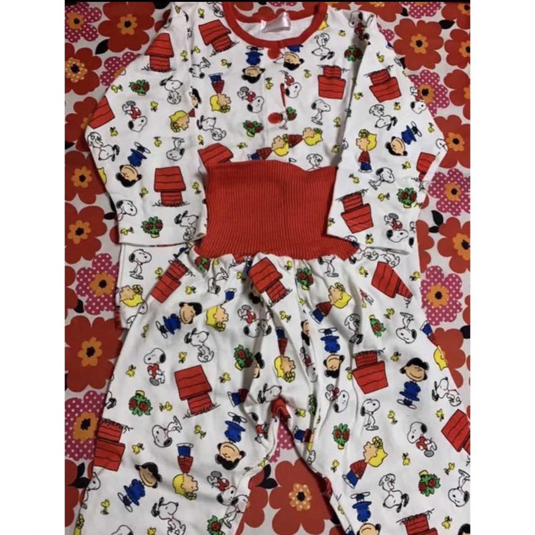 SNOOPY(スヌーピー)のスヌーピー　長袖パジャマ キッズ/ベビー/マタニティのキッズ服女の子用(90cm~)(パジャマ)の商品写真