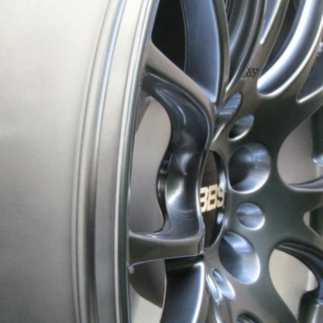 BBS(ビービーエス)の【綺麗な鍛造】BBS　RE-V　Forged　DBカラー　4本セット 自動車/バイクの自動車(タイヤ・ホイールセット)の商品写真