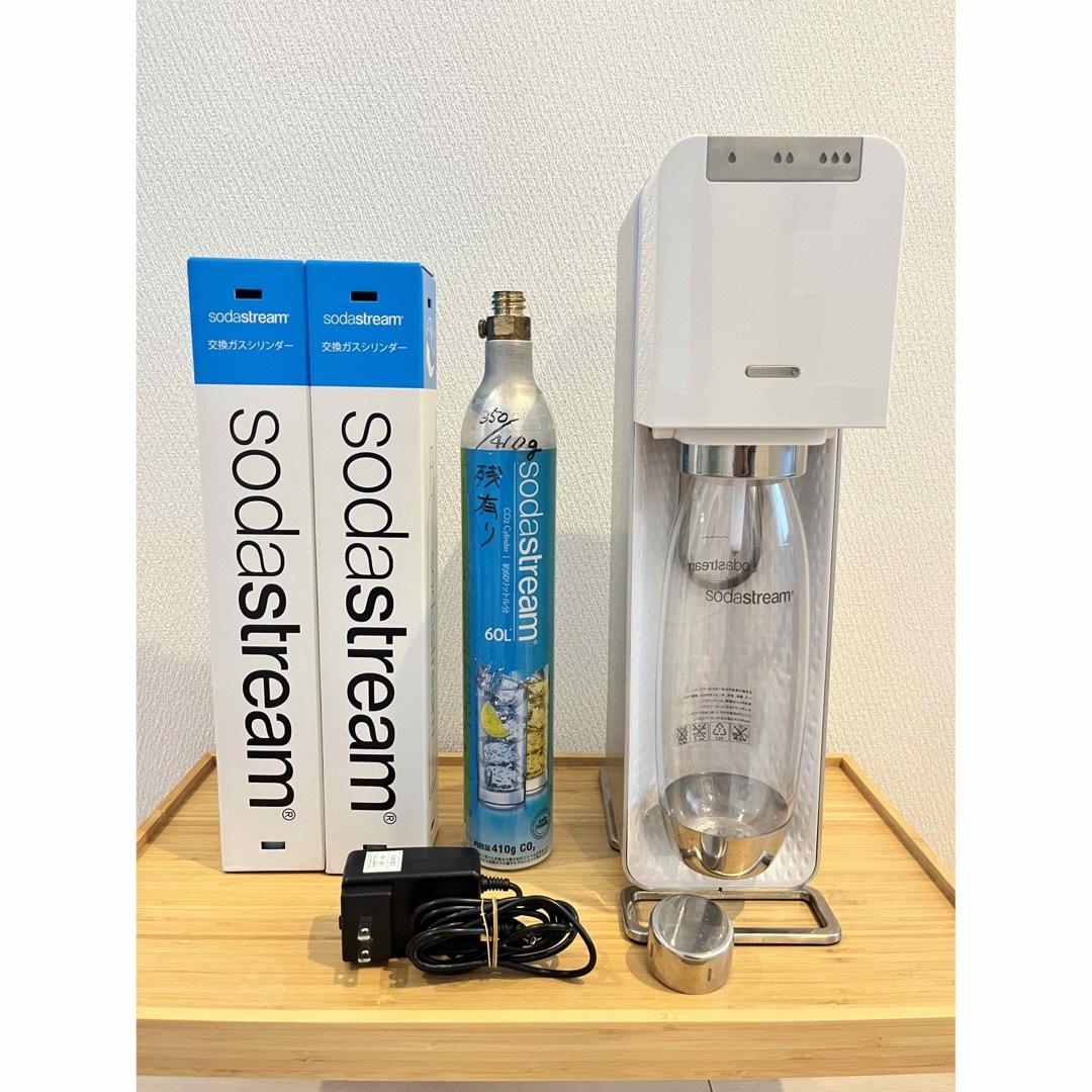 ソーダストリーム　ガスシリンダー3本付きsodastream