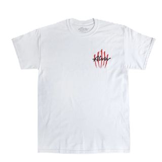 TONY ALVA WHITE SCRATCH LOGO T-SHIRT アルバ(Tシャツ/カットソー(七分/長袖))