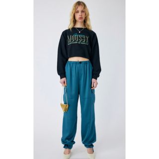 マウジー(moussy)のmoussy マウジー　サテン ワイド カーゴパンツ(カジュアルパンツ)