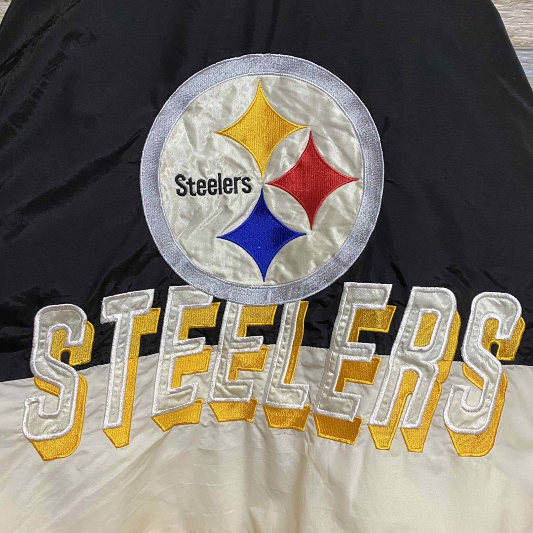 GAME DAY×NFL ピッツバーグスティーラーズ 中綿ジャケット ブルゾンの