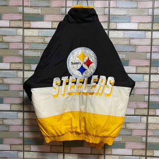 GAME DAY×NFL ピッツバーグスティーラーズ 中綿ジャケット ブルゾンの