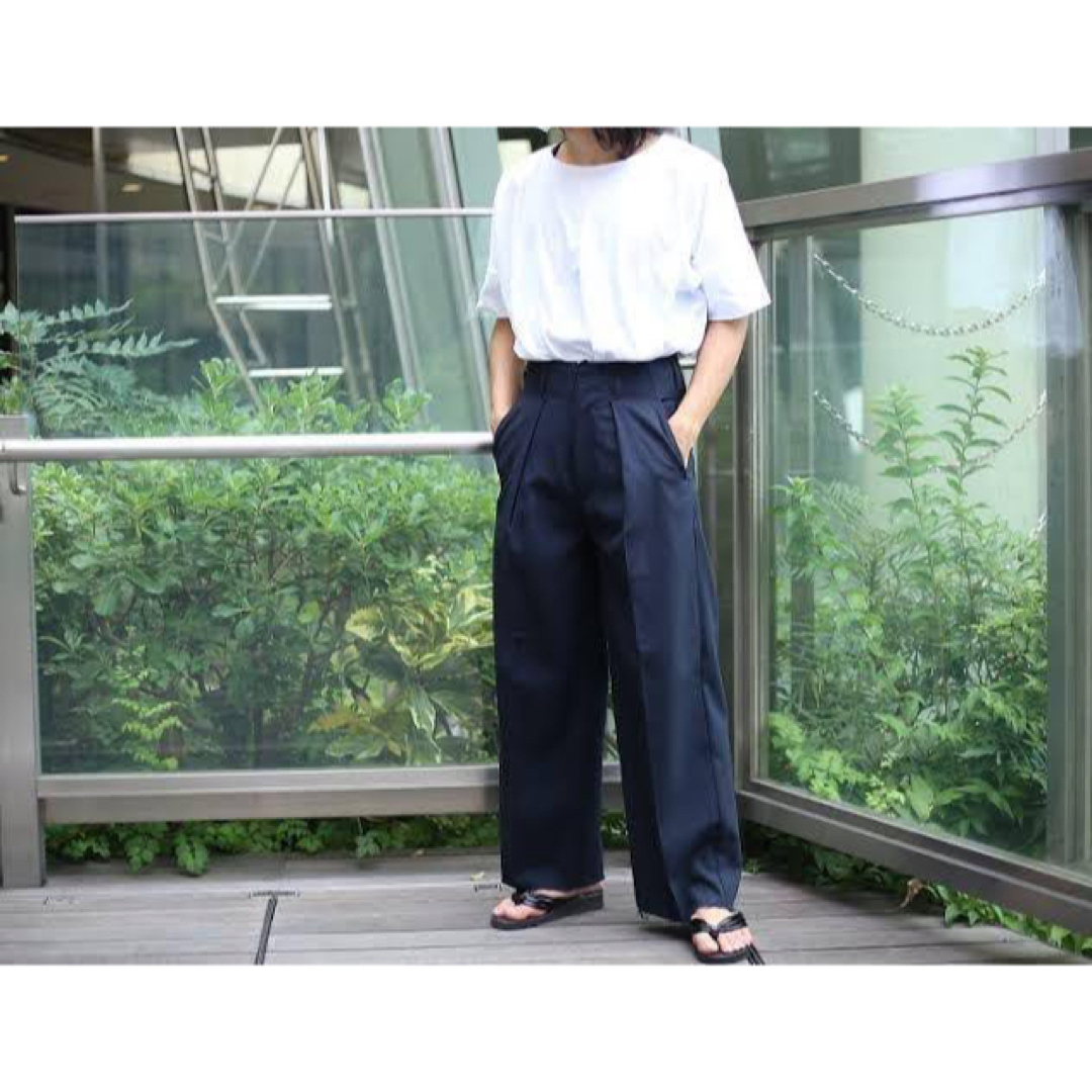 DICKIES×saby TYPE TUCK BAGGY PANT ネイビー　 メンズのパンツ(ワークパンツ/カーゴパンツ)の商品写真