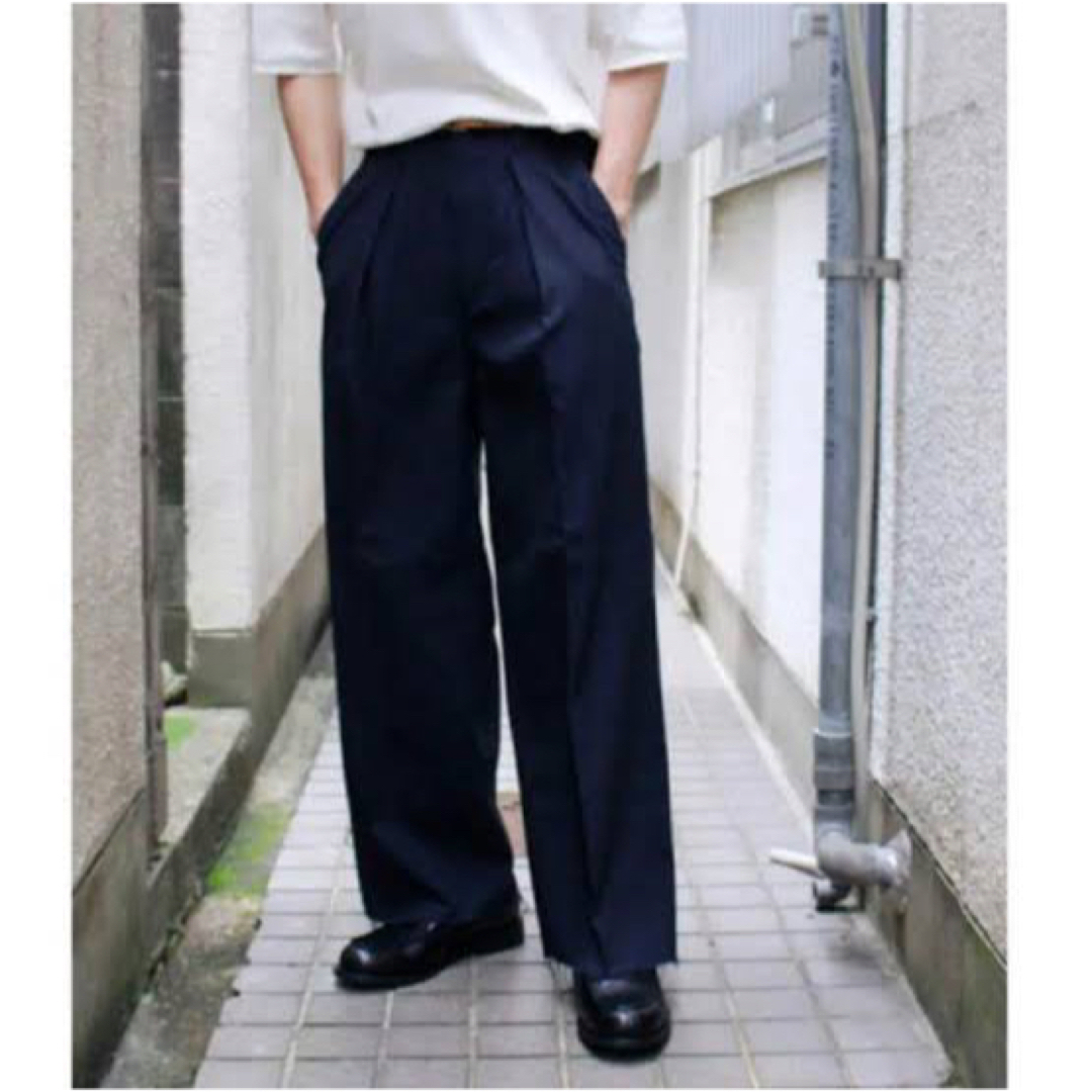 DICKIES×saby TYPE TUCK BAGGY PANT ネイビー　 メンズのパンツ(ワークパンツ/カーゴパンツ)の商品写真