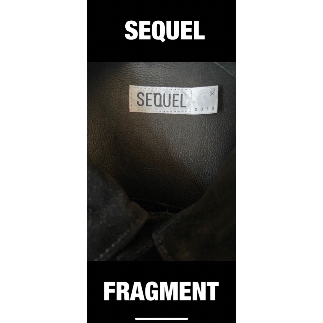 SEQUELx FRAGMENT type 1st LEATHER jkt