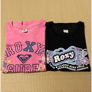 ロキシー(Roxy)のROXY レディースTシャツ Sサイズ 2枚セット(Tシャツ(半袖/袖なし))