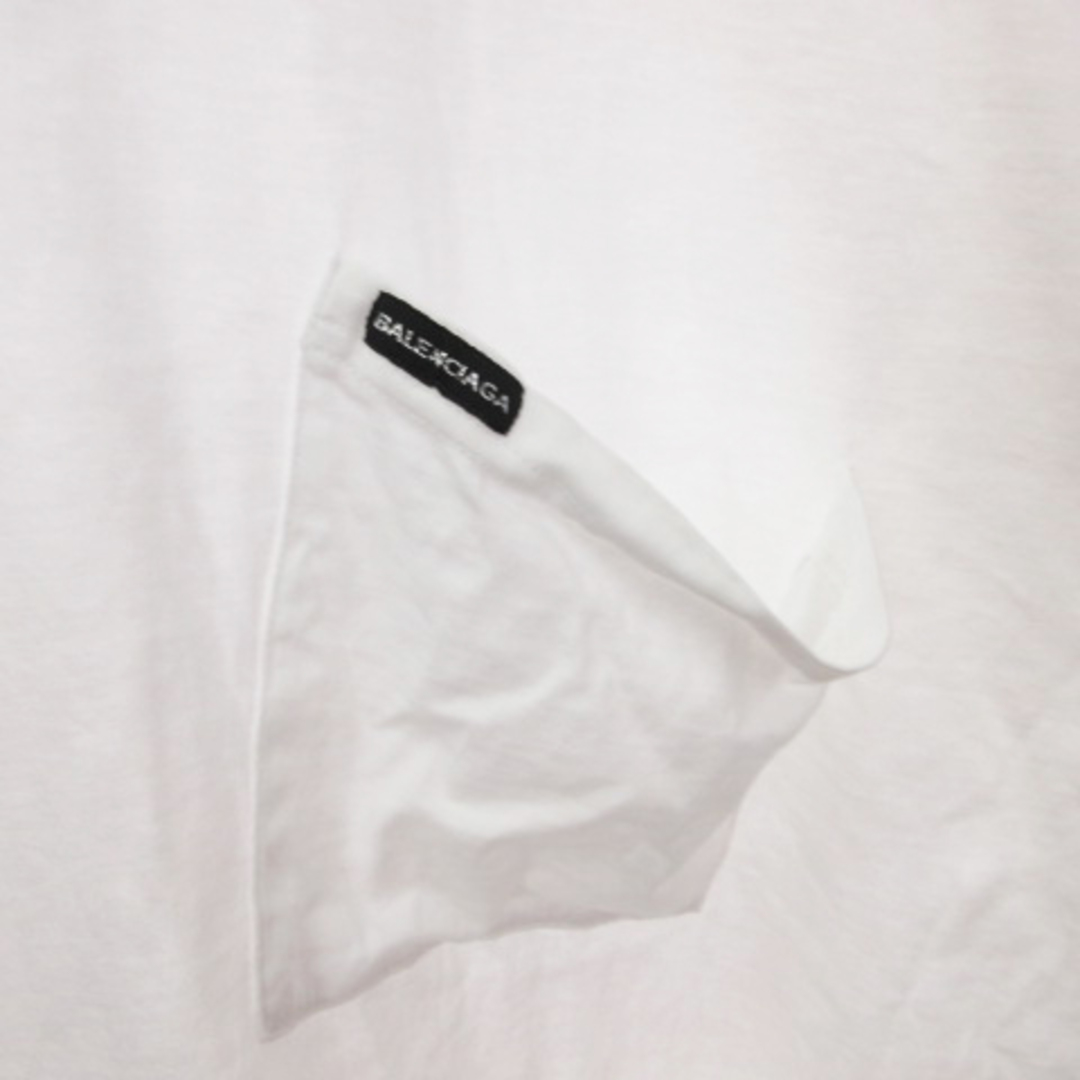 Balenciaga(バレンシアガ)のバレンシアガ 18SS Europe Pocket Tシャツ 半袖 白 XS レディースのトップス(Tシャツ(半袖/袖なし))の商品写真