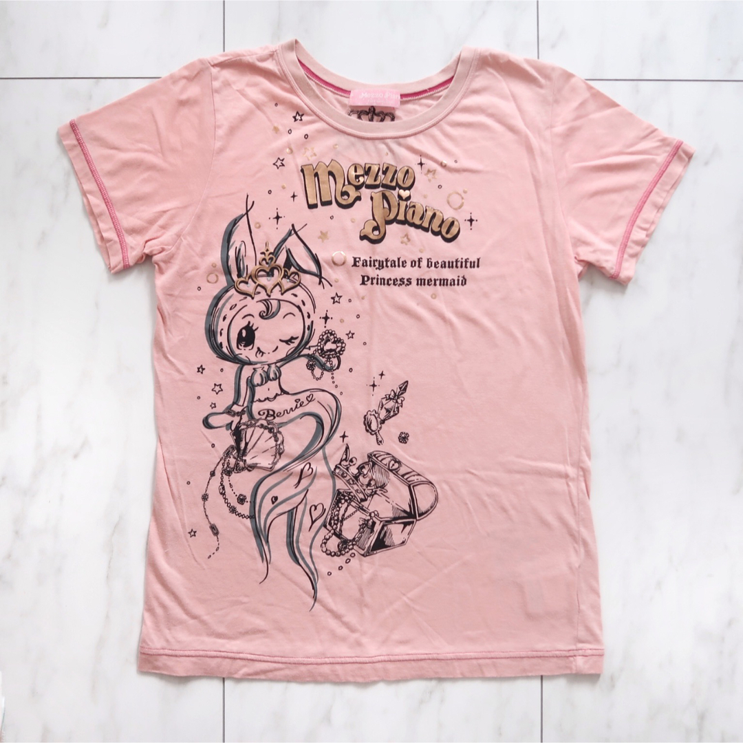 メゾピアノの女の子用シャツ160cm - トップス(Tシャツ